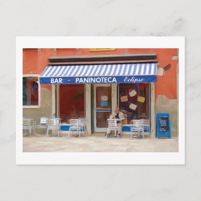 Paninoteca Venice Italy Postcard (Front)