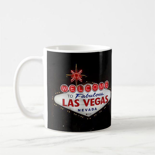 Panneau #2 Mug Bienvenue à Las Vegas (Gauche)