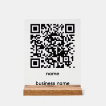 Panneau acrylique Code QR