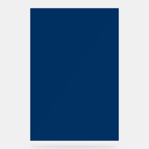 Panneau Acrylique personnalisé bleu minuit - Comma