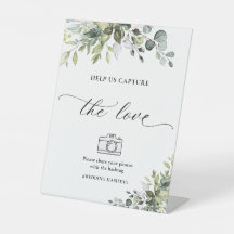 Panneau Aide-nous à Capturer l'Amour d'Eucalyptus