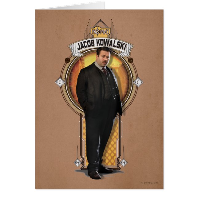 Panneau Art déco JACOB KOWALSKI™ (Devant)