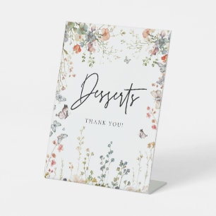 Panneau Baby in Bloom Fleur sauvage Baby shower dé