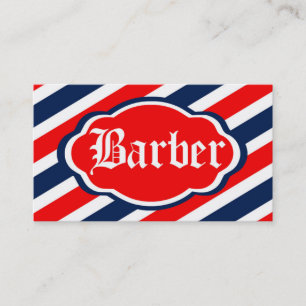 Panneau Barber Shop Carte de visite Vintage rétro