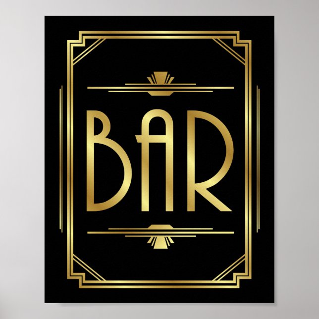 Panneau BARRE Art déco (Devant)