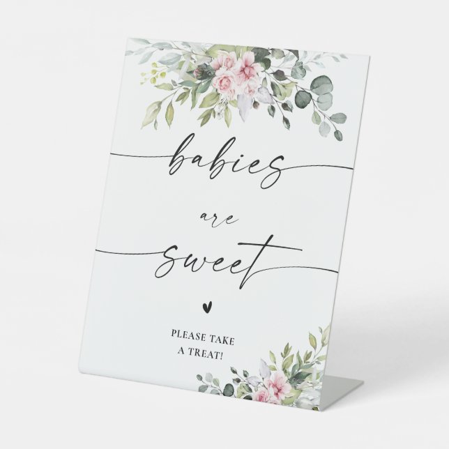 Panneau Bébés Sont Mignons à Fleur de Cerisier Ros (Recto)