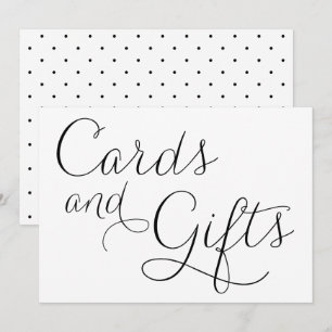 Panneau Black Dainty Script Cartes de mariage et c