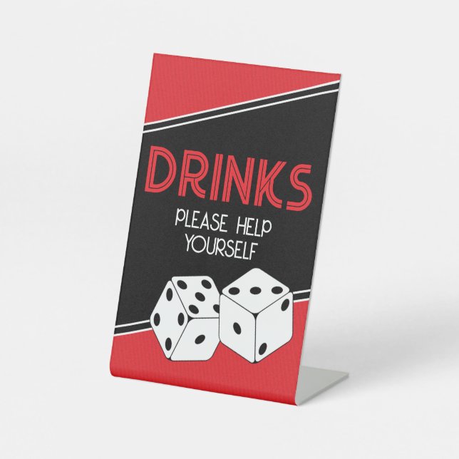 Panneau Boissons de la partie de dés du casino (Recto)