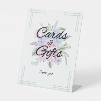 Panneau Cartes de mariage et cadeaux