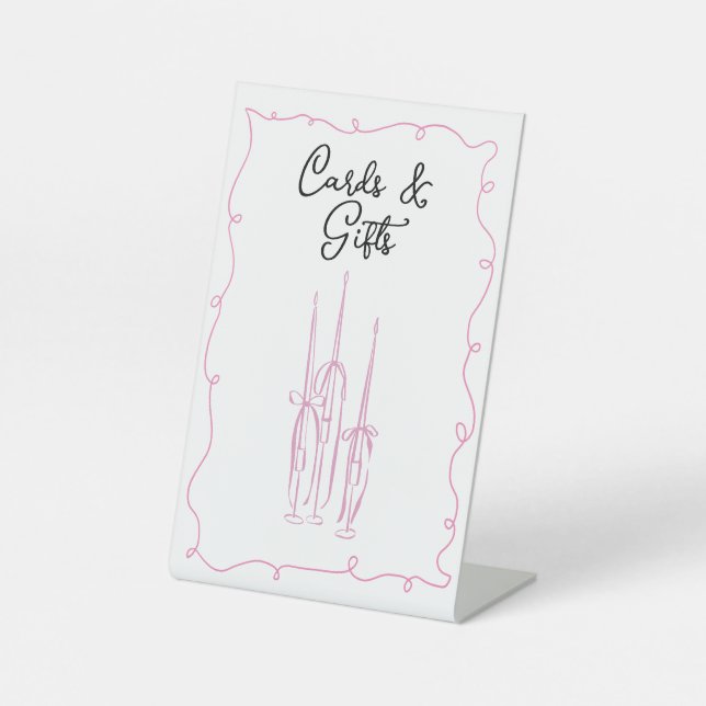 Panneau Cartes et cadeaux Whimsical (Recto)