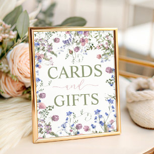 Panneau Cartes et Cadeaux Wildflower