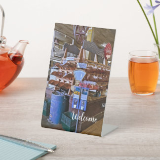 Panneau central du magasin Old Country