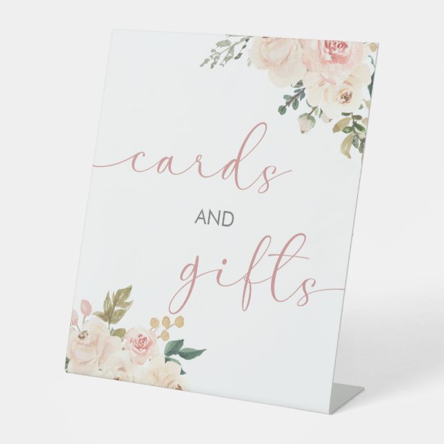 Panneau citrouille Cartes et Cadeaux Baby shower P (Recto)