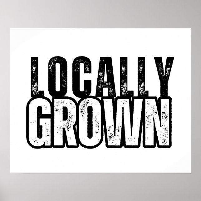 Panneau cultivé localement, Poster du marché agric (Devant)