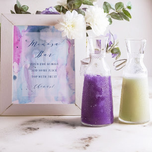 Panneau de bar Mimosa pour une décoration de Baby 