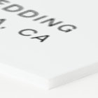 Panneau de bienvenue de mariage minimaliste | Bien