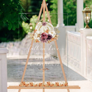 Panneau de bienvenue pour une fête prénuptiale Fal