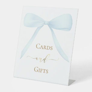 panneau de cartes bleu pastel