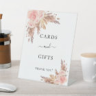 Panneau de cartes et cadeaux de fleurs de rose blu