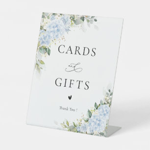 Panneau de cartes et cadeaux floraux d'hortensia b