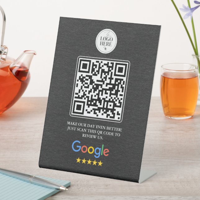 Panneau de code QR pour Google Avis pour salons et (In SItu)