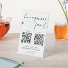 Panneau de code QR pour la caisse de lune de miel