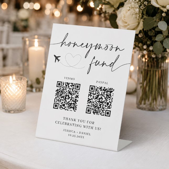 Panneau de code QR pour la caisse de lune de miel  (Créateur téléchargé)