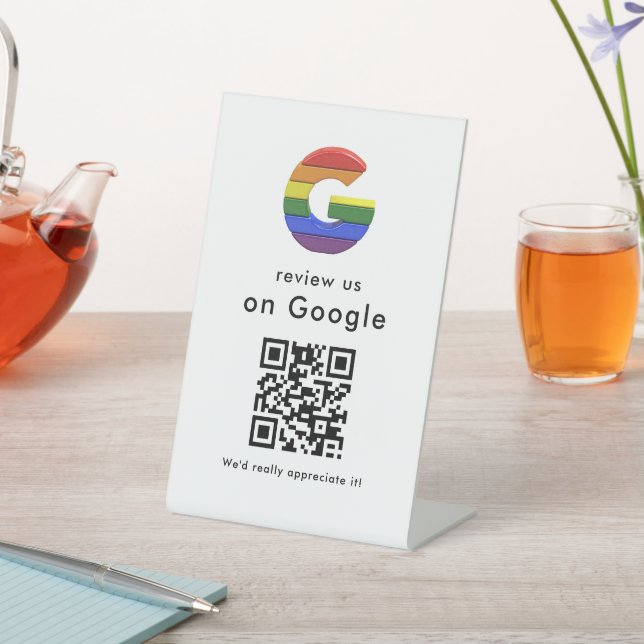 Panneau de code QR pour nous évaluer | Google Revi (In SItu)