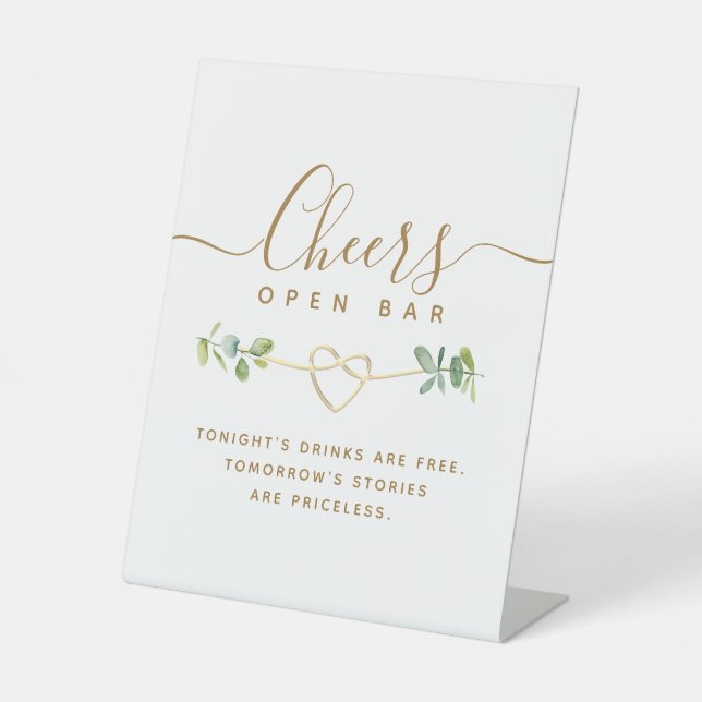 Panneau de comptoir pour bar ouvert de mariage Euc (Recto)