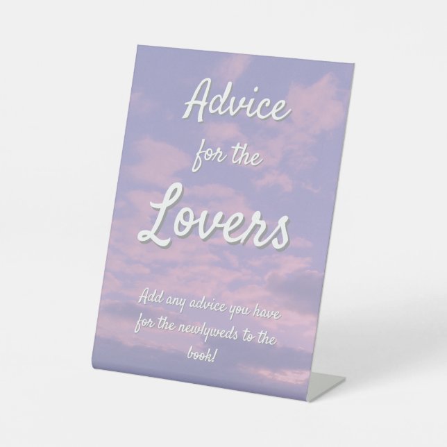 Panneau de conseil de l'amoureux des nuages de rêv (Recto)