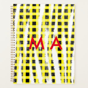Panneau de contrôle Jaune Noir ajouter nom nom mon