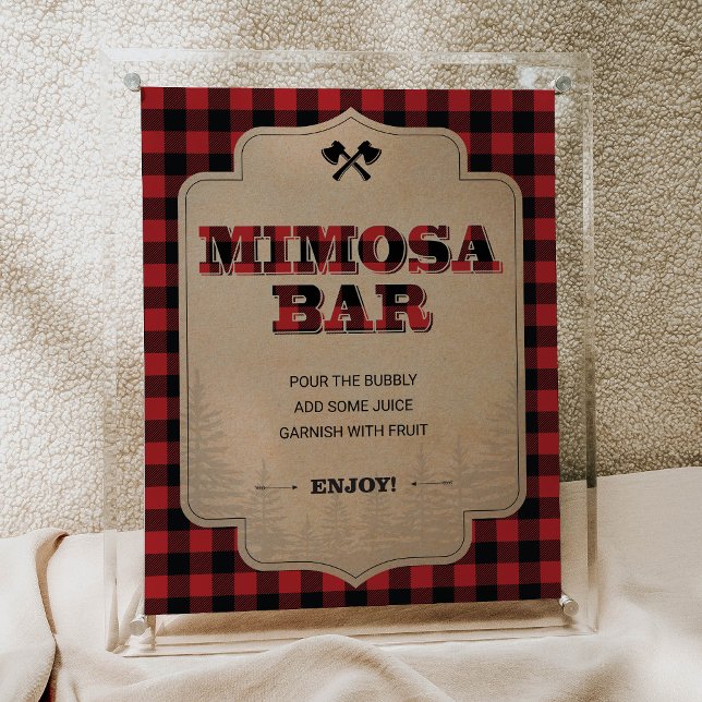 Panneau de décoration du Lumberjack Party Mimosa B (Créateur téléchargé)