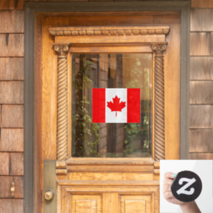 Panneau de fenêtre Canada, Clôture, Drapeau canadi