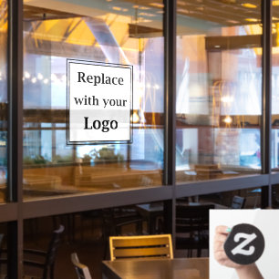 Panneau de fermeture de la fenêtre Modèle du logo 