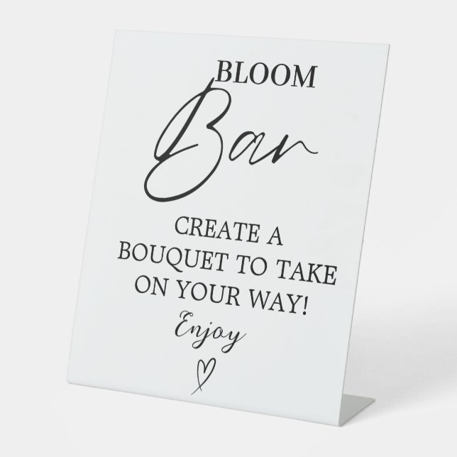 Panneau de Fête des mariées de barre de fleurs de  (Recto)