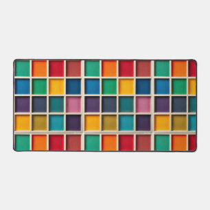 Panneau de grille géométrique coloré