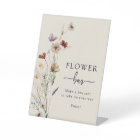 Panneau de la barre de fleurs Boho