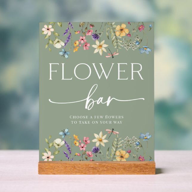 Panneau de la barre de fleurs de Fleur sauvage de  (Neutre)