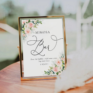 Panneau de la barre Mimosa Ethereal Blush Rose