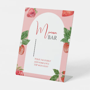 Panneau de la barre mimosa fraise pour Berry 1er a