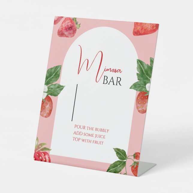 Panneau de la barre mimosa fraise pour Berry 1er a (Recto)