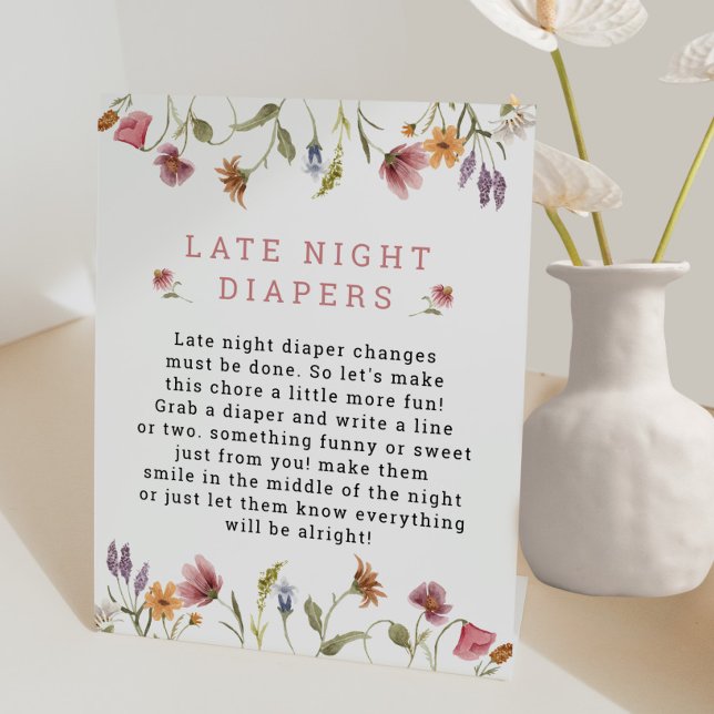Panneau de la couche de nuit du Fleur sauvage de p (Créateur téléchargé)