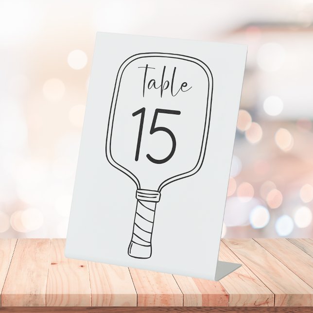 Panneau de la Fête des mariées de Pickleball Scrip (Créateur téléchargé)