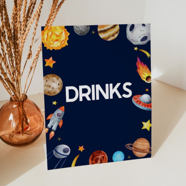 Panneau de la Table de boisson de l'Espace extra-a (Créateur téléchargé)