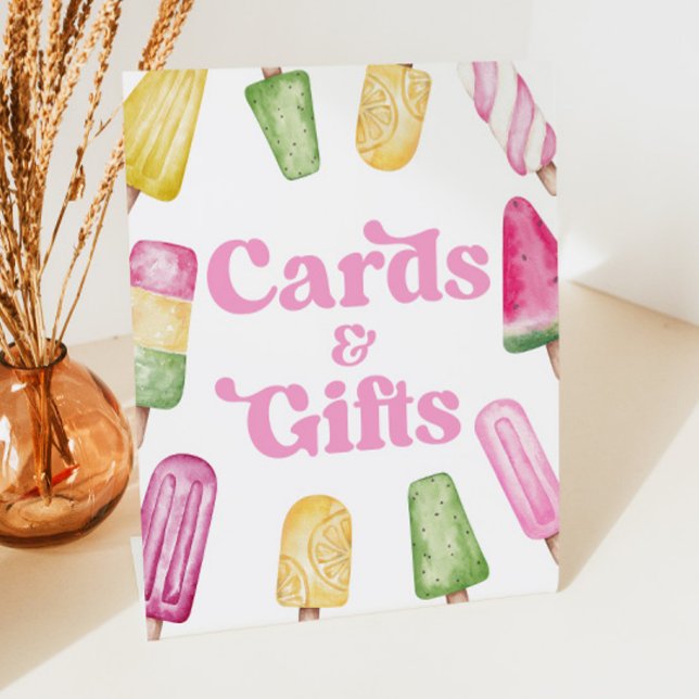 Panneau de la Table Pink Green Popsicice (Créateur téléchargé)