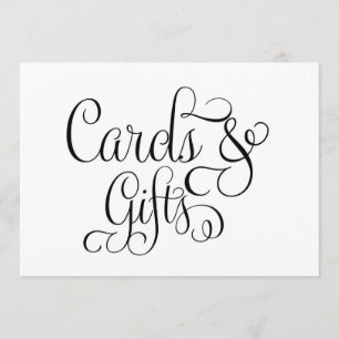 Panneau de mariage Cartes et Cadeaux