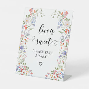 Panneau de mariage doux et coloré Fleur d'amour