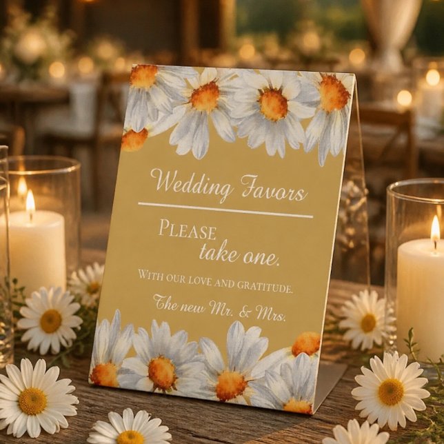 Panneau de mariage Fleur de Daisy (Créateur téléchargé)
