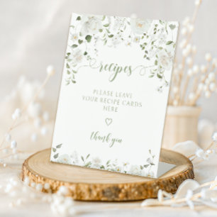 Panneau de mariage pour partager une recette de Ba