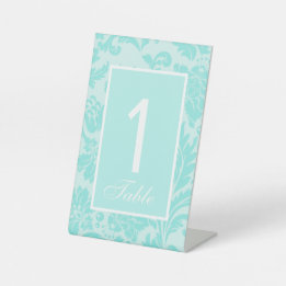 Panneau de numéro de table de mariage en impressio